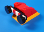Preview: LEGO® City Eisenbahn Puffer Lok Prellbock rot