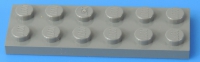LEGO® 2x6 Platte / dunkelgrau