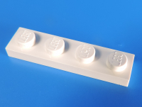 LEGO® Nr.-371001 Platte 1x4 weiß / 1 Stück