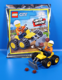 LEGO City Limited Edition 952003 Figur Bauarbeiter Eddy Erker mit Bulldozer