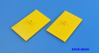 7838,7839,7898,10219,60051,60052 LEGO® EISENBAHN 4x6 gelbe Drehgestellplatte