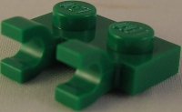grün 1x2 Platte horizontale clip ID:60470 Neuware