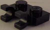 schwarz 1x2 Platte horizontale clip ID:60470 Neuware