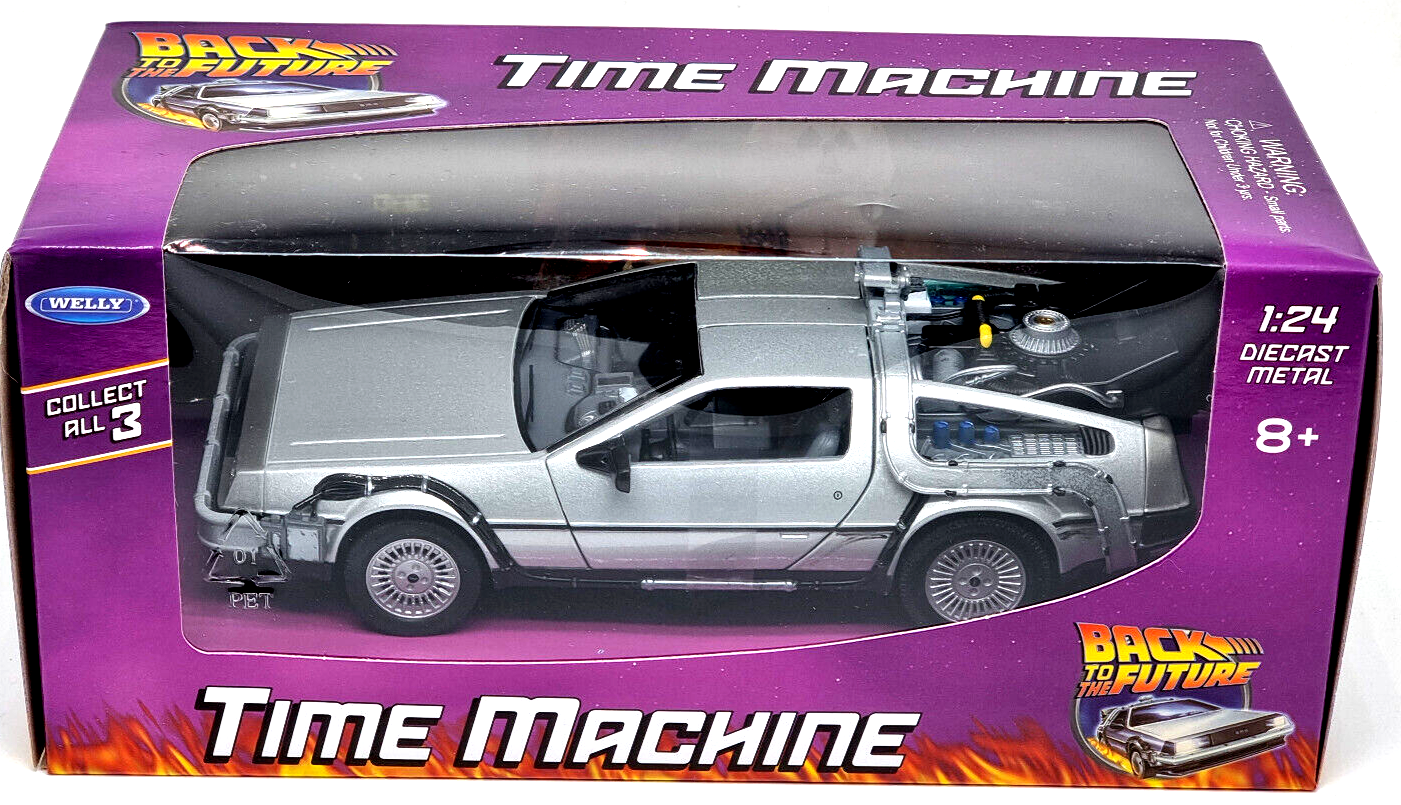 Welly 1:24 Back to the Future 3 DeLorean Zurück in die Zukunft III, Modellautos