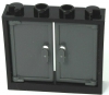 LEGO® schwarze / 1x4x3 Lok Fenster / mit 2 Türen